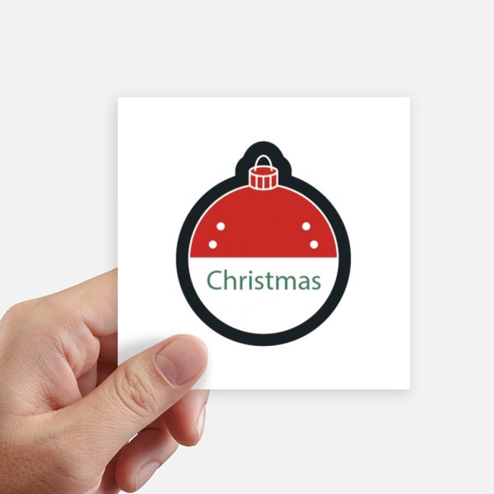 Badge Noël Cartoon icône autocollant pour masquer les rayures de valise et PC portable