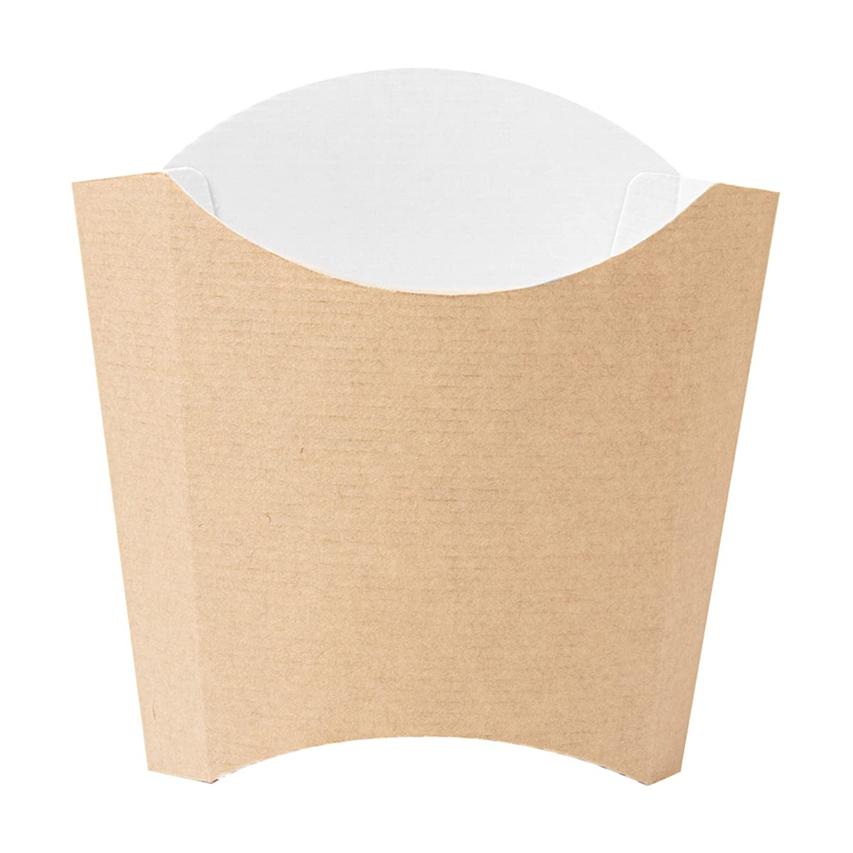 García de Pou - Lot de 200 boîtes de frites standard « Thepack » 135 g 220 g/m² 13 x 8 x 13,5 cm en carton ondulé Nano-Micro