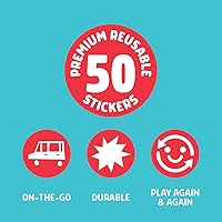 Vista 7 de Chuckle & Roar Libro de calcomanías reutilizables: Granja – 7 escenas de granja + 45 calcomanías reutilizables de primera calidad, actividades