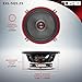 DS18 EXL-SQ5.25 - Car Speaker 5.25 inch High Sound Quality Glass Fiber 2 Way 3-Ohms Speaker - Sleek Compact Design with A Chrome Finish - Superior Bass Response - 340 Watts Max - Set of 2