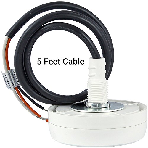 Image of Enerlites MPC-52V PIR Ceiling Sensor, Ceiling Occupancy Sensor, Ceiling Light Sensor, Occupancy Sensor, Commercial Grade 360 Degree FOV, 800 Sq. Ft Coverage, 120-277VAC, White