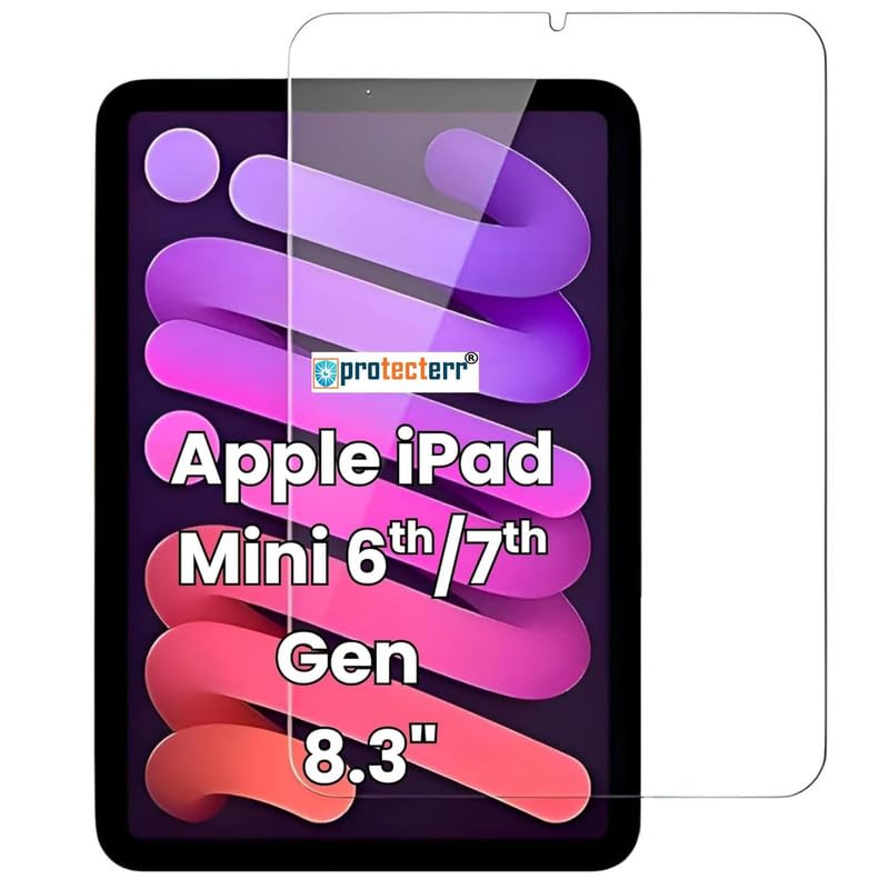 Image of Unbreakable Screen Protector Guard for Apple iPad Mini 8.3 inch Tablet, |1 Pack| 9H Flexible PET Film, HD Clear, Anti-Scratch, Bubble-Free (Not a Tempered Glass)