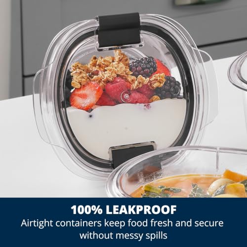 Rubbermaid Brilliance® Round Leak Proof Food Storage Containers, 6 Piece Set - image 2