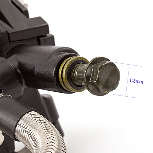 Rzmmotor RZM-US-MY007 Universal 7/8 Inch 22Mm Motorcycle Cnc Master Cylinder Dual Hydraulic Brake Clutch Levers Kit Reservoir Pump For 125Cc-500Cc Motorcycles/Sport Bike/Street Bike/Scooter thumb #2