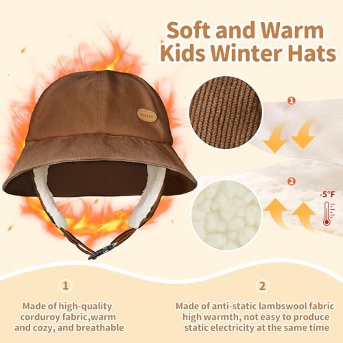 Sukeen Winter Hats for Teenager Youth Women Windproof Warm Hat with Fleece Lining Antistatic Earflaps Hat for Outdoor Cycling3