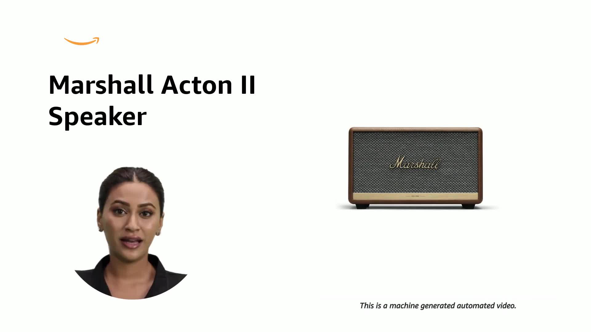 Marshall Acton II Wireless Bluetooth Powered Speaker (Brown