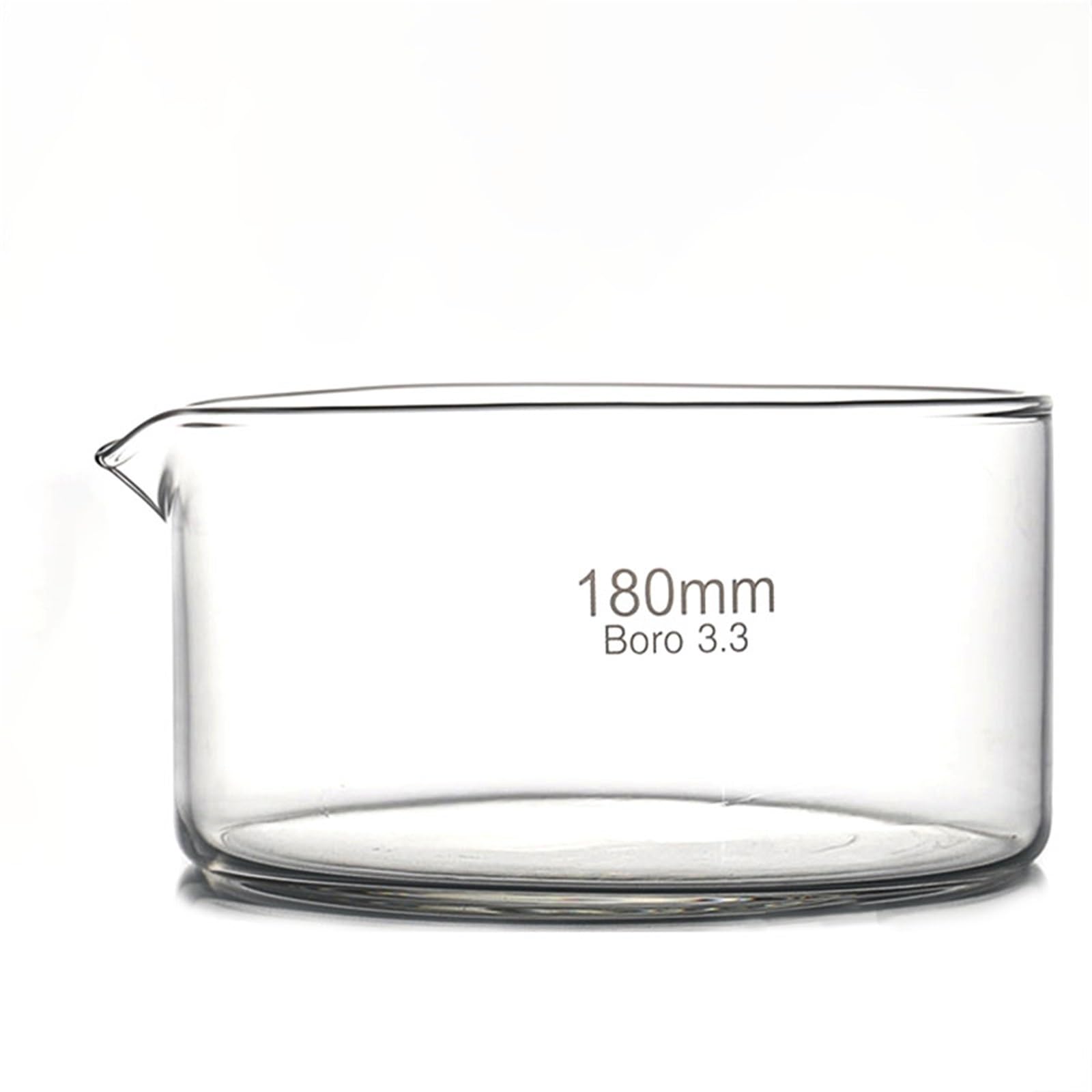 Cristalizador de vidrio Plato de evaporación de fondo 60 80 90 100 125 150 180 mm de alto Vidrio de borosilicato Laboratorio(150mm)
