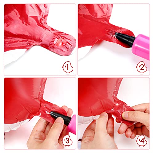 Kesote K3954 Farm Animal Balloons, 6 Pack Inflatable Farm Animals Walking Balloons For Kids Birthday Party Decorations Farm Animal Birthday Party Supplies thumb #3