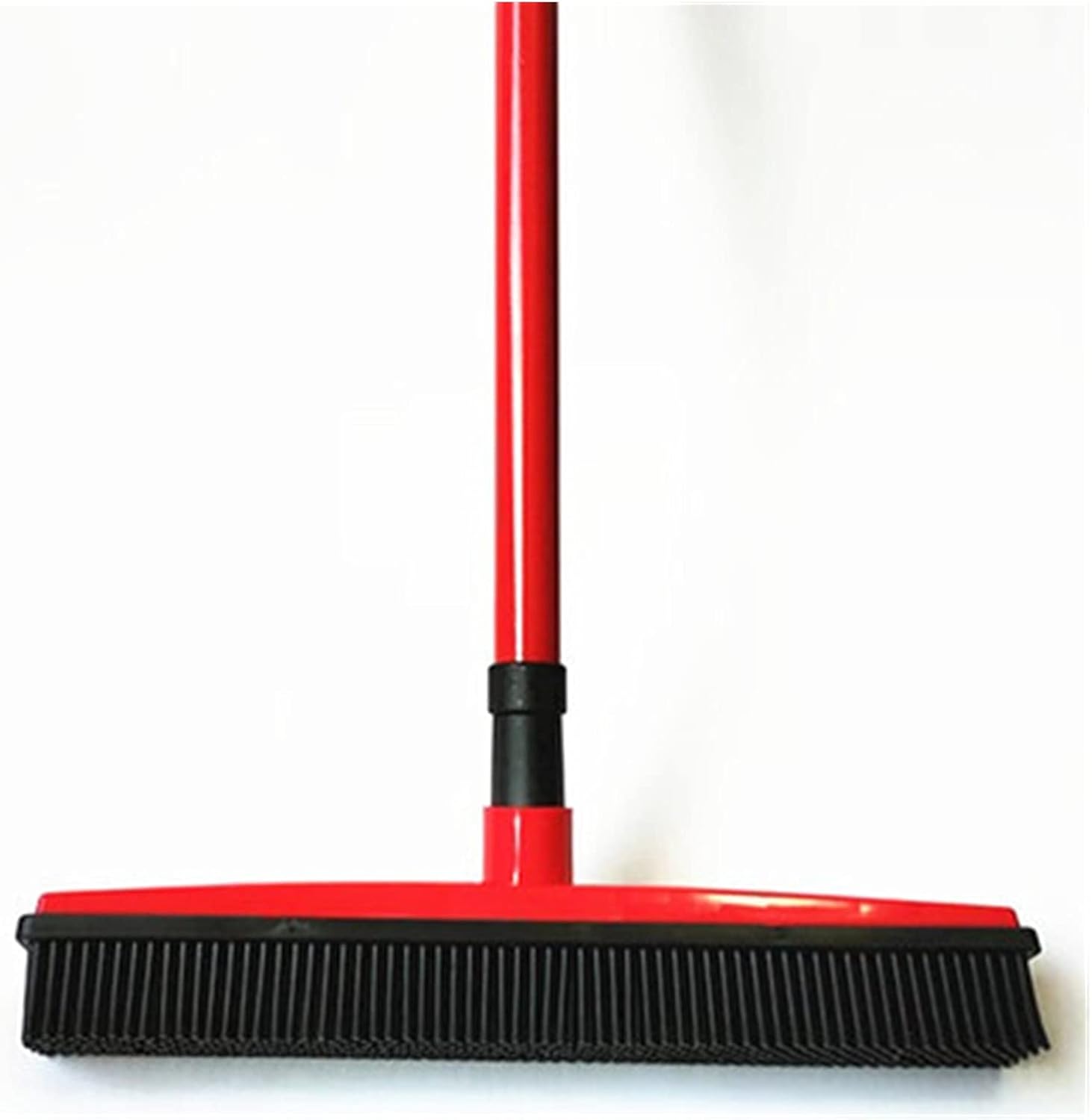 Vacuum Cleaner No Hand WashFloor Hair Broom Dust Scraper & Pet Rubber Brush Carpet Cleaner Sweeper Mop Clean Wipe Window Tool for Broadleaf Trees and Carpets (Color : Blue) (Red)
