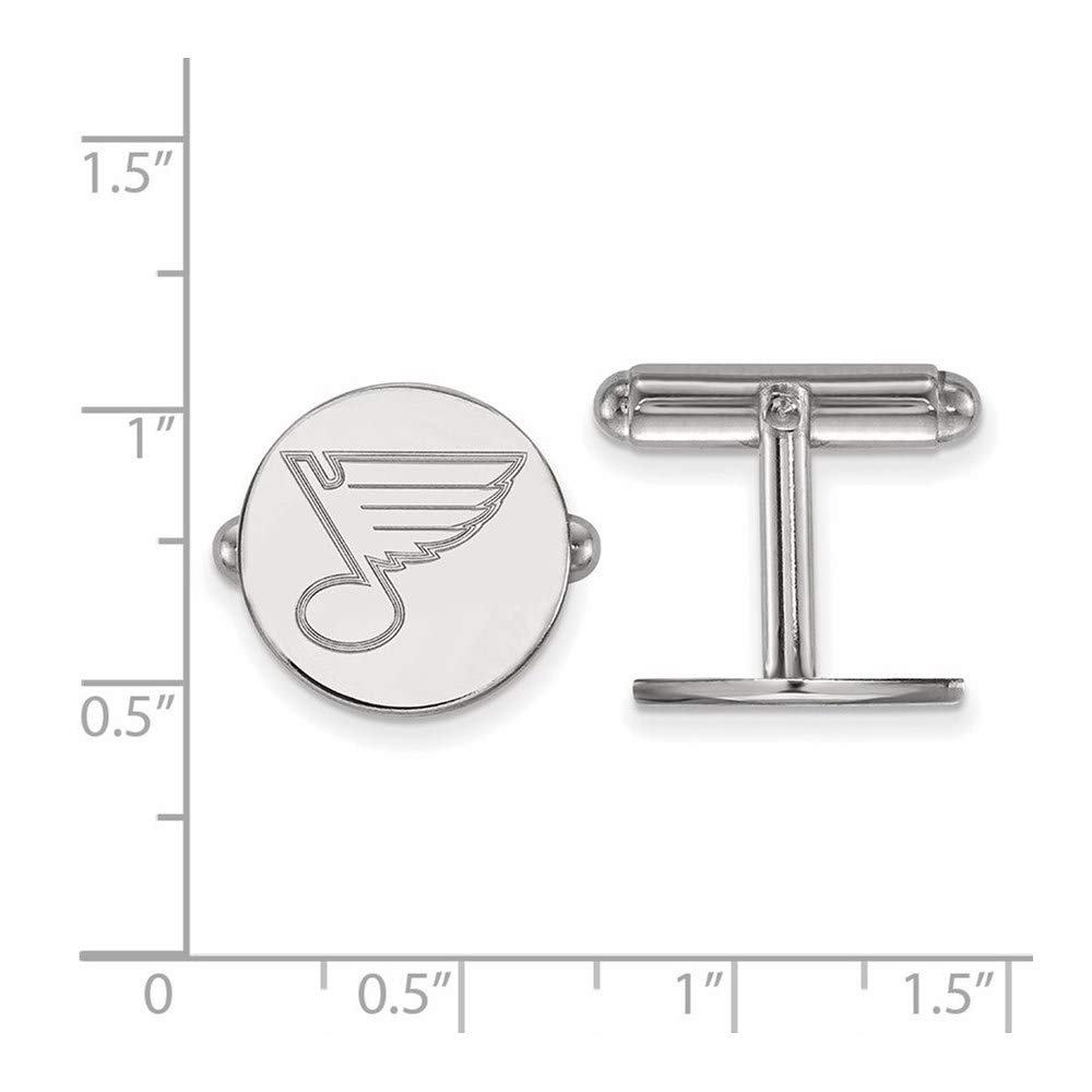 St. Louis Blues Cufflinks (Sterling Silver)