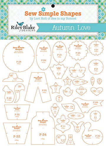 Modèles amour d'automne Riley Blake STT9850 lot patchwork et couture créative - 2