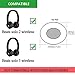Solo 2/3 Wireless Earpads - JARMOR Replacement Protein Leather & Memory Foam Ear Cushion Cover for Beats Solo2/3 Wireless On Ear by Dr. Dre Headphones ONLY (NOT FIT SOLO 2 WIRED) - White