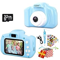 OZMI Upgrade Kids Camera for Boys, Christmas Birthday Gift for Boys Age 3-12, 2 Inch HD Video Digital Cameras for Kids…