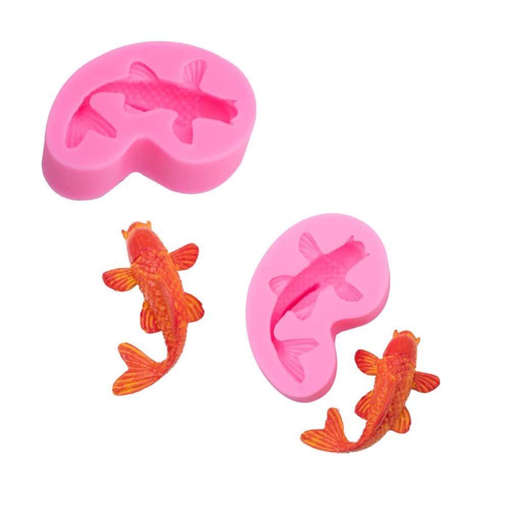 Stampo in Fondente a Tema Marino Stampo in Silicone a Forma di Pesce per Decorare Torte Topper per Cupcake Caramelle Cioccolato Pasta di Gomma Stampi per Argilla Polimerica acquista in modo economico
