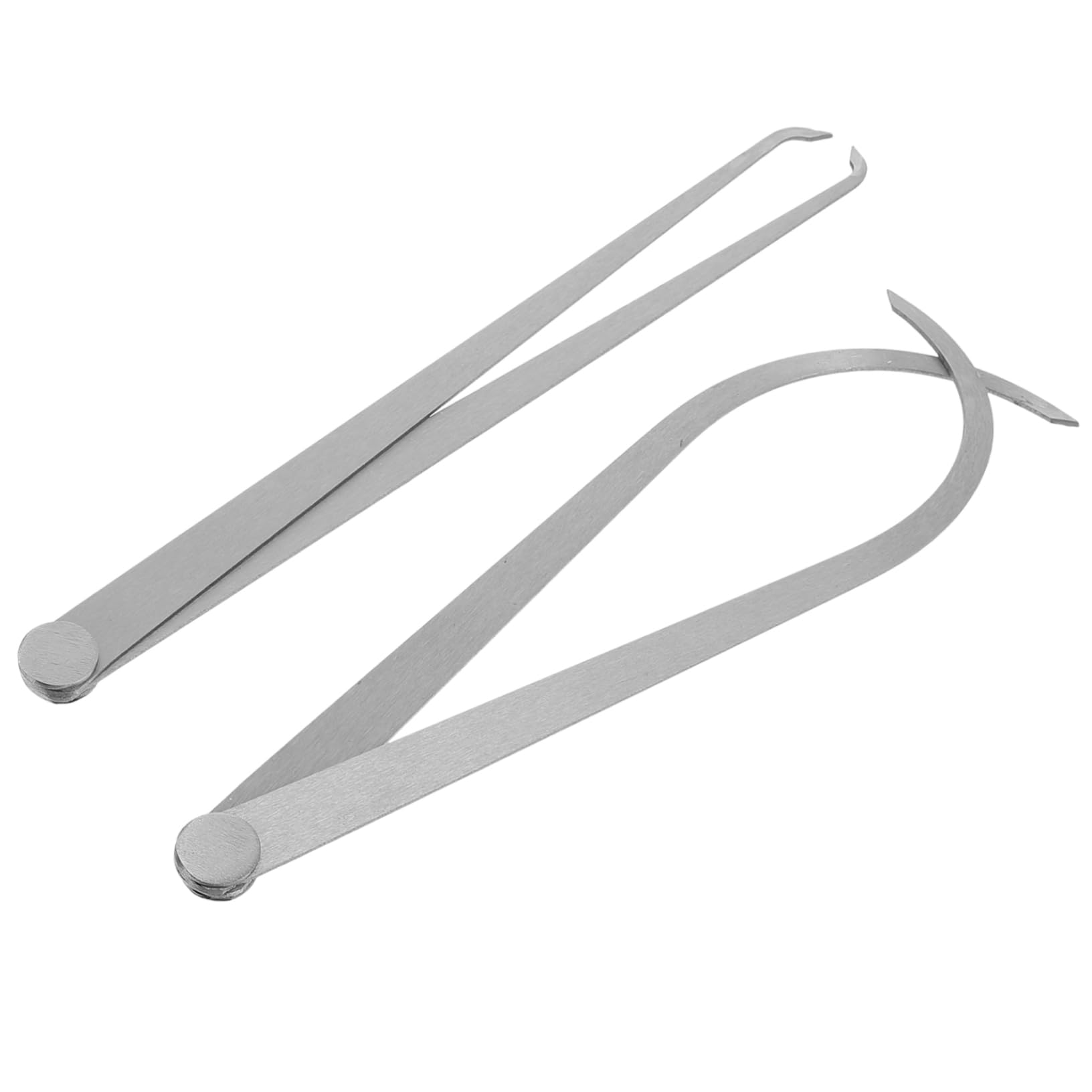 LIFKOME Pottery Clay Sculpture Caliper Tools 2pcs Set Firm Joint Inside Caliper and Large Outside for Modeling