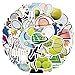 50Pcs Cool Tennis Stickers,Waterproof Vinyl Aesthetic Sports Stickers for Journaling,Laptop,Water Bottle,Planner,Scrapbook, Phone Case,Luggage,Skateboard,DIY Decor for Tennis Players, Sports Lovers