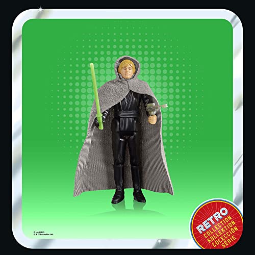 image for Hasbro Star Wars Retro Collection Luke Skywalker (Jedi Knight), Star W
