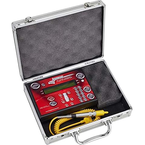 Longacre 52-50682 Standard Memory Tire Pyrometer - Deg.F, Displays 12 Temperatures at Once, 10 Set Memory, Includes Carrying Case and 9 Volt Battery Cover