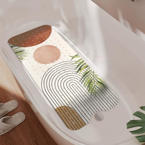 Nmbnswo TB2250 Non Slip Bathtub Mat, Bohemia Bath Mat For Tub, Extra Long Bathtub Mat Shower Mat thumb #4