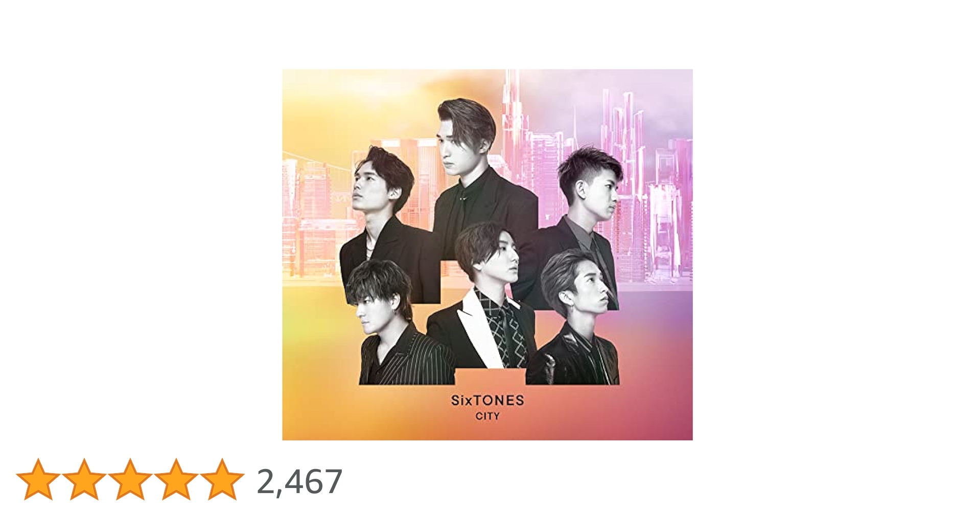 SixTONES「1ST」＆「CITY」初回限定盤フルコンプ6枚セット SixTONES「1ST」＆「CITY」初回限定盤フルコンプ6枚セット 【公式通販】