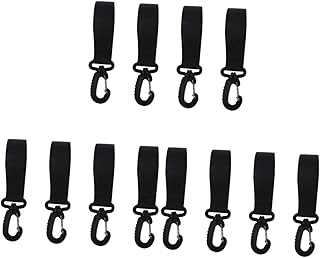 CLISPEED 12 Pares De Ganchos De Bolsa Para Carrinho De Passeio Sacos De Fraldas Para Bebê Clipes Para Bolsa De Carrinho Ganchos Para Carrinho De Passeio Ganchos De Carrinho De Bebê De