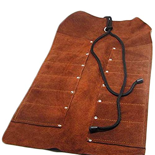 UJ Ramelson Tool Roll Holder, Durable Rollable Roll-up Hanging Pocket Pouch for Chisels