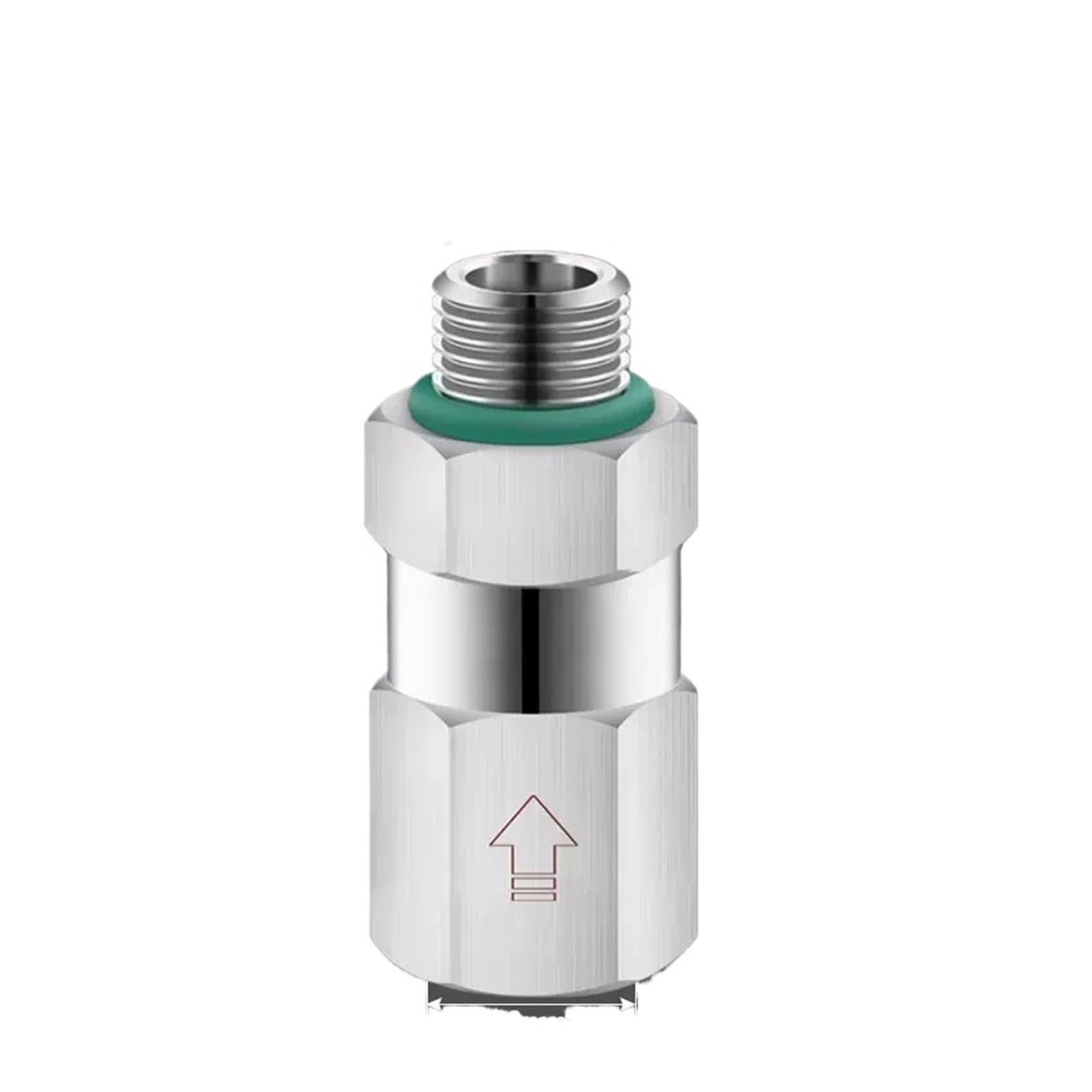 Shftqxslat Women's One Color 1/8" Bsp -Male Thread 304 Stainless Steel Check Valve One Way Non-Return Valve For Tank Heater Toilet