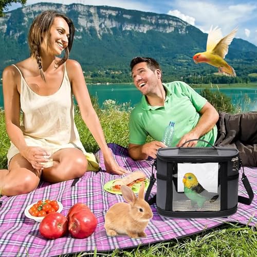 Sac de transport pour oiseaux et inséparable pour rester ensemble