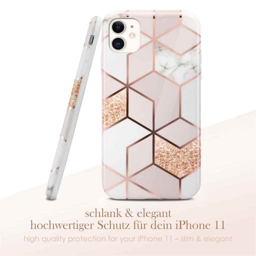 Coque de téléphone en silicone pailleté iPhone 11 - 3