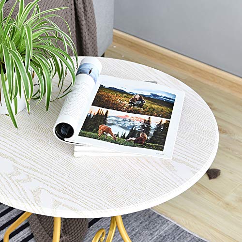 Zhengtufuzhuang Iron Spray-Painted Mini Small Round Table, European-St