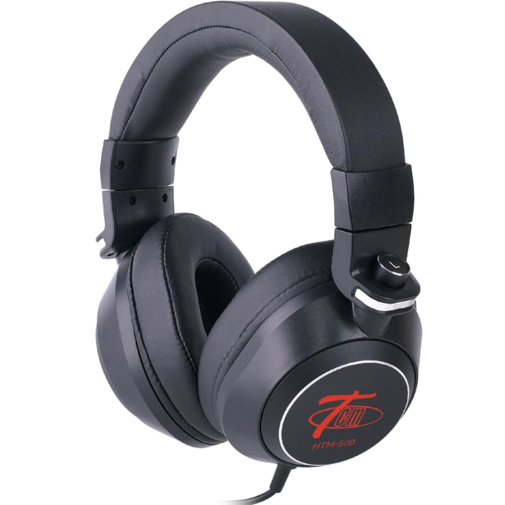 Auriculares Profesionales TCM500 Cerrados Supraaurales con Cable 3m, Driver 50mm, 32Ω, Alta Sensibilidad 100dB, Estudio DJ Monitoreo Audio Alta Fidelidad con Jack 3.5mm + 6.3mm