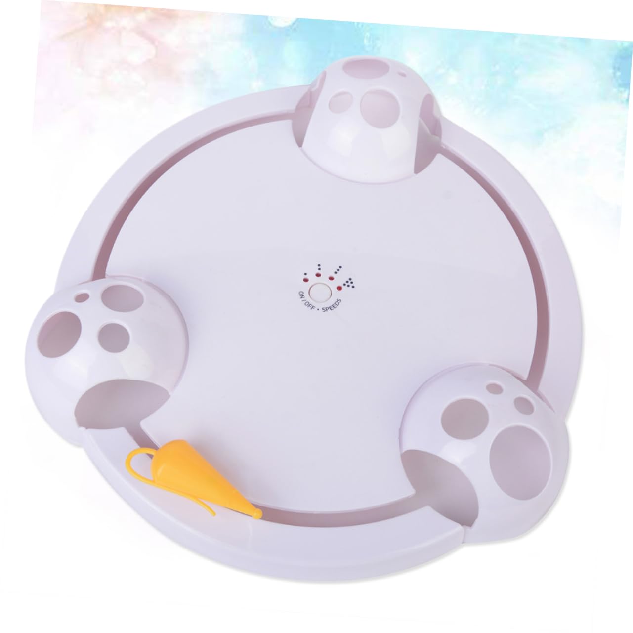 Beaupretty Jouets Interactifs pour Chats Plaque de Jeu Rotative Automatique Jouets d'exercice Électriques pour Souris