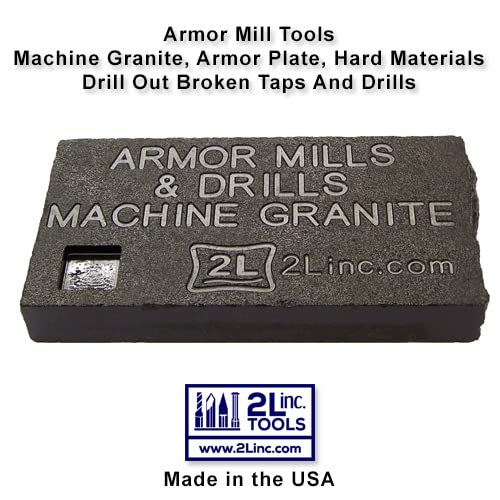 Miniatura 2 de Fresadora de armadura, fresadora de carburo sólido de 2 flautas estilo herramienta máquinas de granito, placa de armadura, acero endurecido,