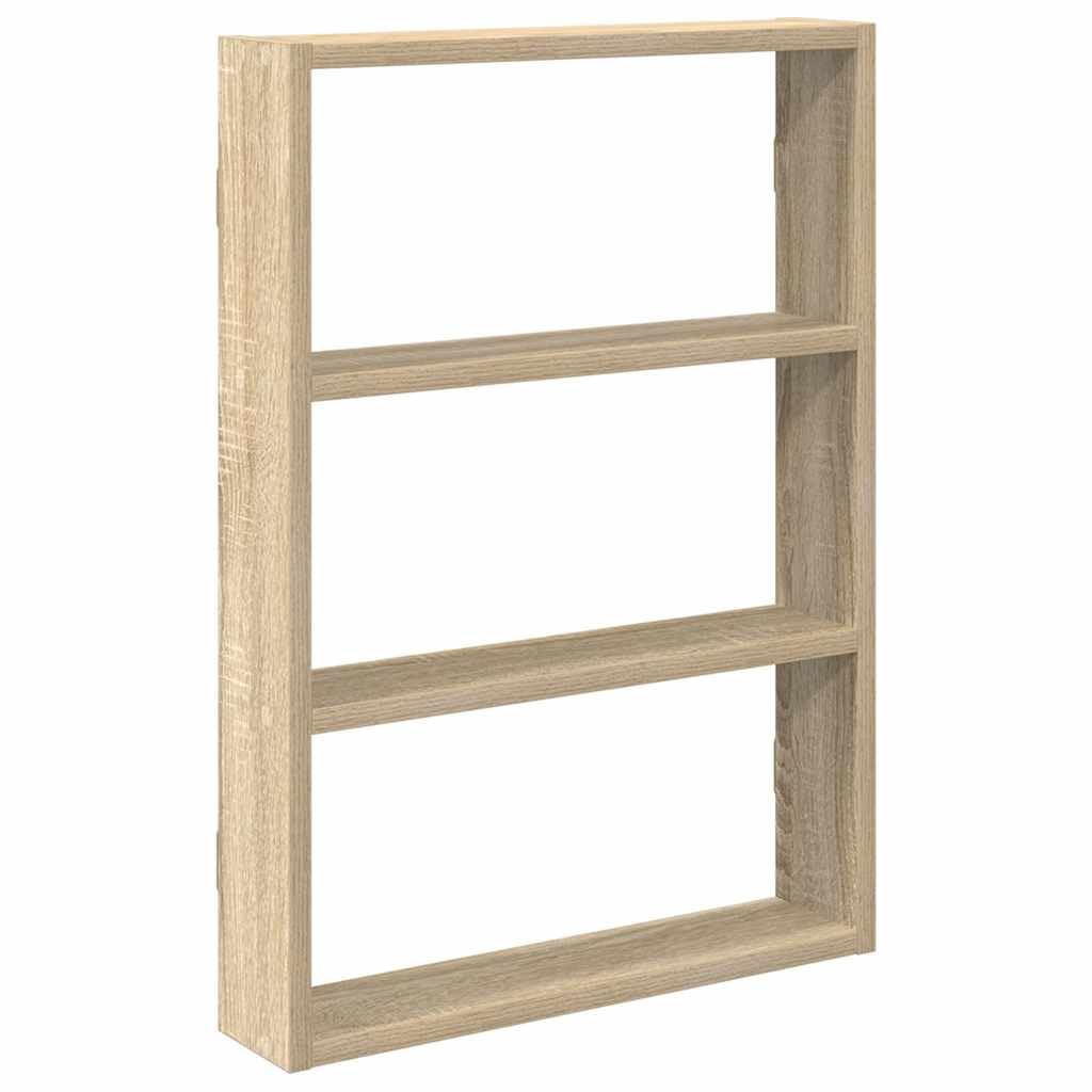 Vidaxl Sonoma Oak Wall Shelf 43X9x60 Cm Engineered Wood