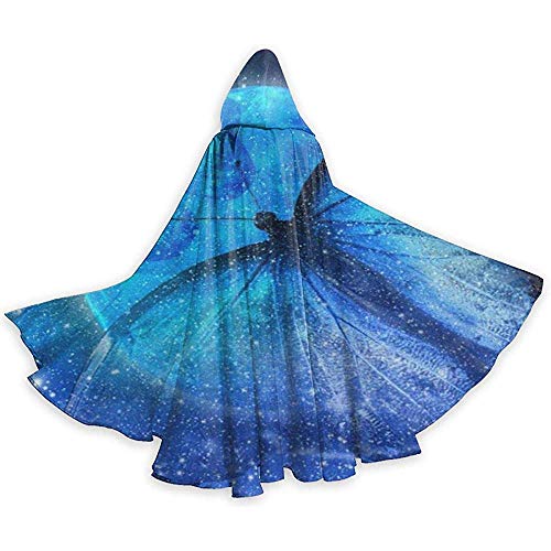 Not Applicable Universo Star Moon Butterfly Capa Unisex con Capucha Capa Larga...