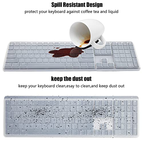 Funda suave para teclado compatible con Logitech MX Mechanical miniatura 3