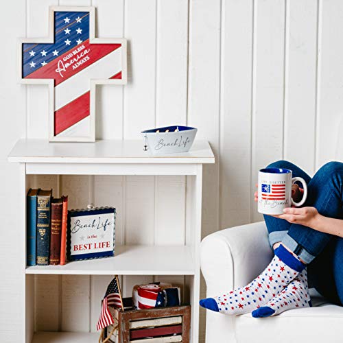 Pavilion Gift Company - Beach Life- Triple Wick 10 oz 100% Soy Wax Candle Scent: Fresh Linen with Silver Detail Accents - Image 7