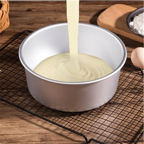 Corkwaw 5Pack 5 Inch Cake Pan, Mini Cake Pan, Round Aluminum Cake Pan, Used For Family Gatherings To Bake Mini Cake Pizza, Quiche #TOP1