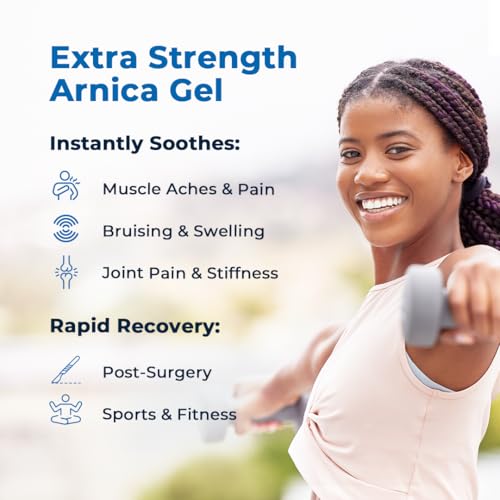 VitaMedica Arnica Gel Plus 15 Healing Plant Compounds, Extra Strength Formula for Bruising, All-Natural Plant-Based Topi - Additional View