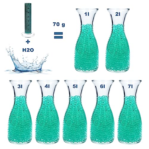 trendfinding 100 g water-retaining decorative granules sea green, grain size 1.5-2 mm - Image 2