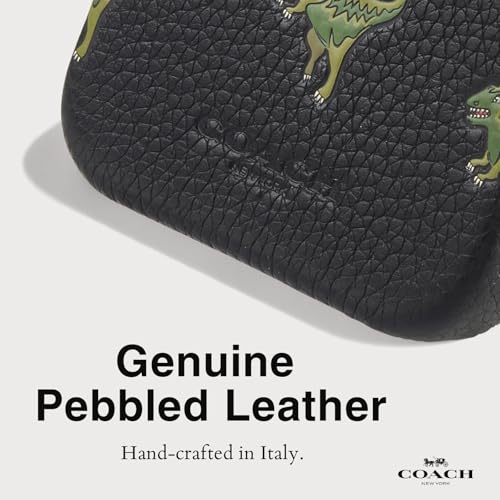 Coach Genuine Debossed Pebbled Leather Slim Wrap iPhone 16 Pro Case - Designer Phone Case - Repeat Rexy - image 5