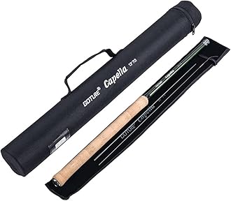 Goture Tenkara Rod Kit 12FT/3.6M Fishing Rod and Combo Tenkara Starter Rod Kit with Carry Case Telescopic Fly Fishing Rod for Streams, Trout, Bass, Crappie, Salmon 11ft/12ft/13ft