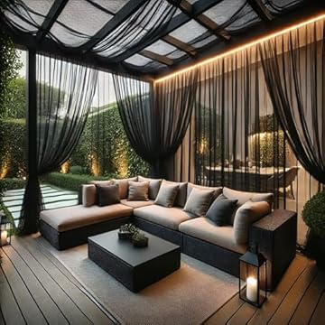 outdoor patio mosquito netting