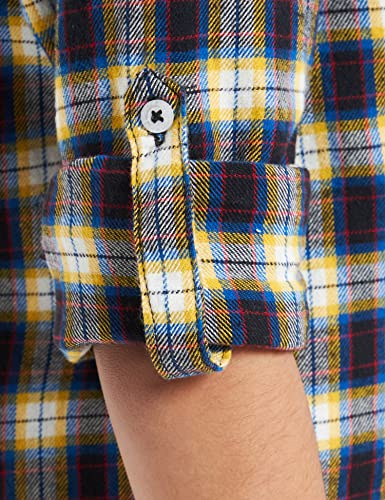 Image of Amazon Brand - Jam & Honey Boys 100% Cotton Printed Regular Fit Long Sleeve Shirt