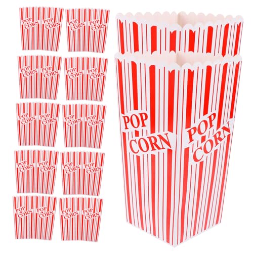 Cabilock Large Party Popcorn Boxes 12 Pack Popcorn Holders Movie Night Snacks Party Decorations