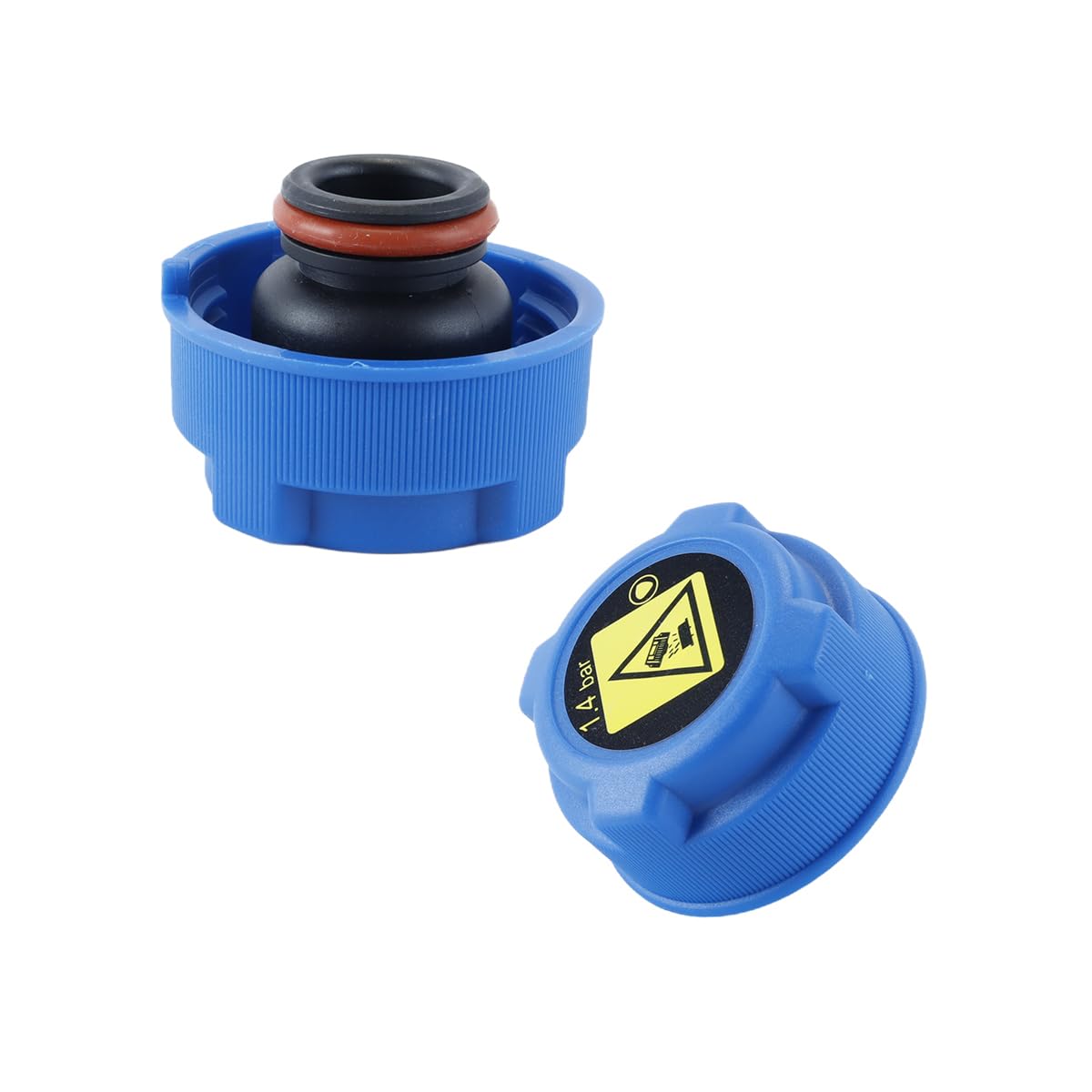 Bouchon de vase d'expansion de radiateur de voiture bleu 46799364, compatible avec les modèles Fiat Alfa Romeo, construction robuste
