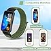 WNIPH Nylon Watch Bands Compatible for Huawei Band 10/9/8, 2 Pcs Adjustable Breathable Sport Loop Wristband Replacement Straps for Women Men