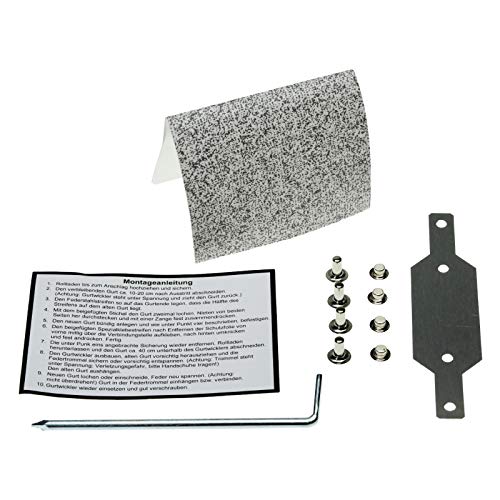 Rolladengurt Reparaturset für 22/23 mm Gurte, ohne öffnen des Rolladenkastens, für verschmutzte und verschlissene Gurte, Rolladen, Jalousie, Rollo