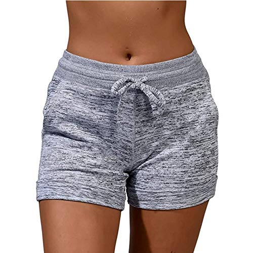NP Shorts de verão apertados elásticos para roupas esportivas calças curtas skinny, Green, GG