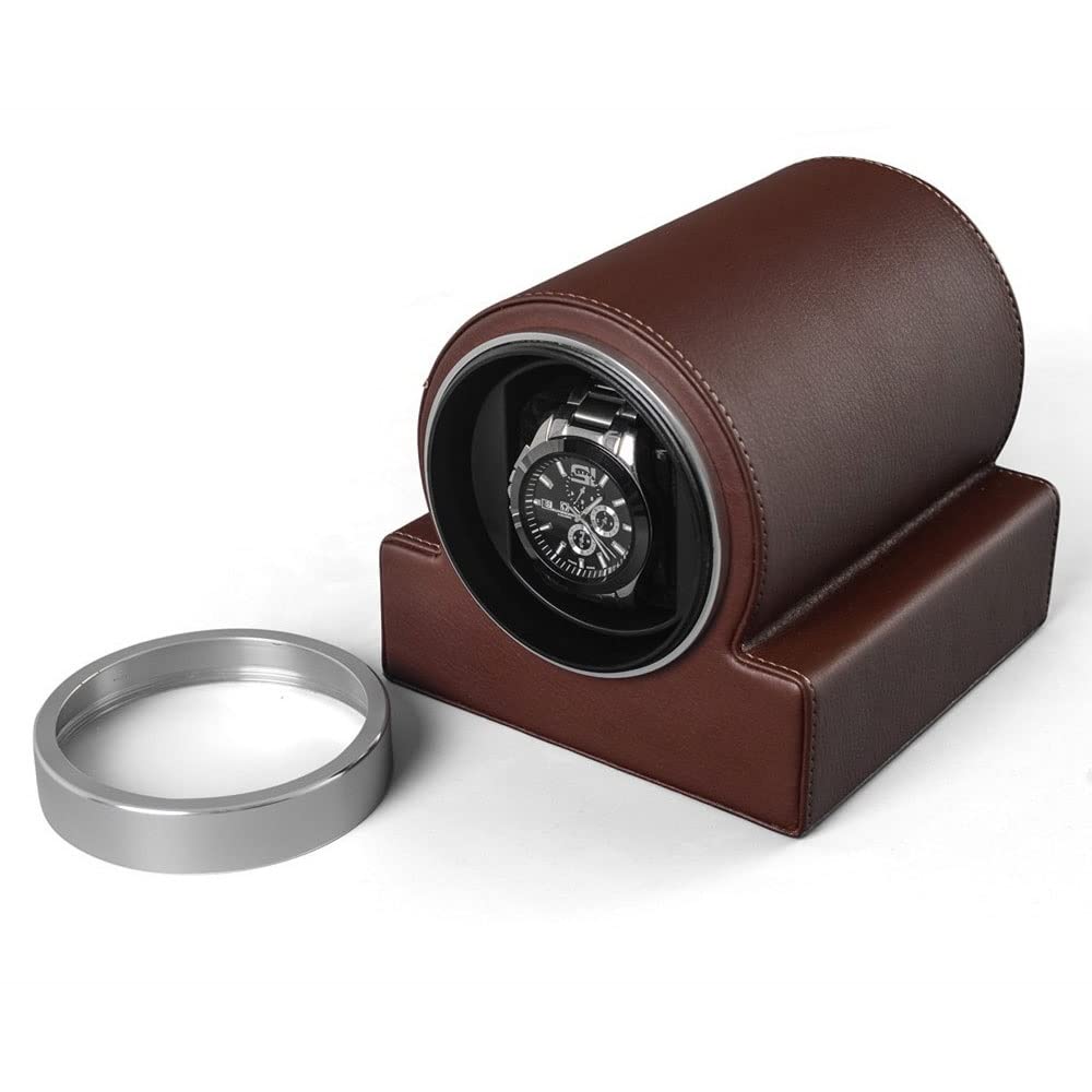 Watch Winder Caricatore per Orologi Meccanici Scatola per Orologi a Carica Automatica con Motore Rotante Silenzioso Forte Potere antimagnetizzazione Cuscino Morbido ed Elastico Watch Winder